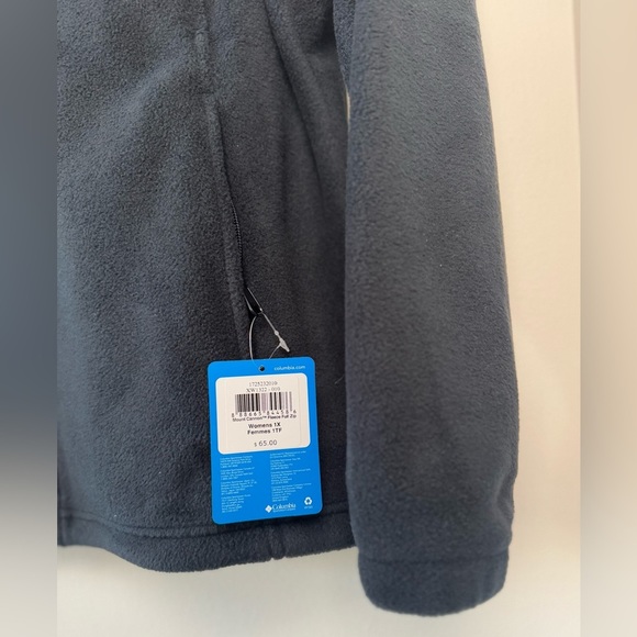 COLUMBIA Fleece Black Jacket (new with tag) - Picture 5 of 8
